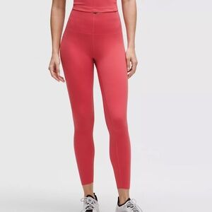 NWT! Lululemon Glow Up Tight 25” Super High Rise, Size 8, Desert Red